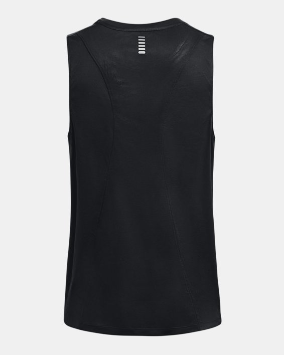 Men's UA CoolSwitch Run Singlet in Black image number 7